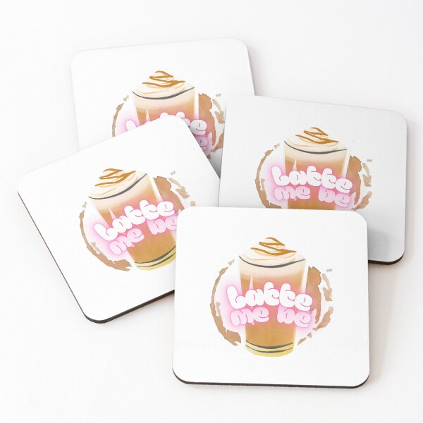 Item preview, Latte Me Be with Brown Mug Calm designed and sold by SplashTastic.