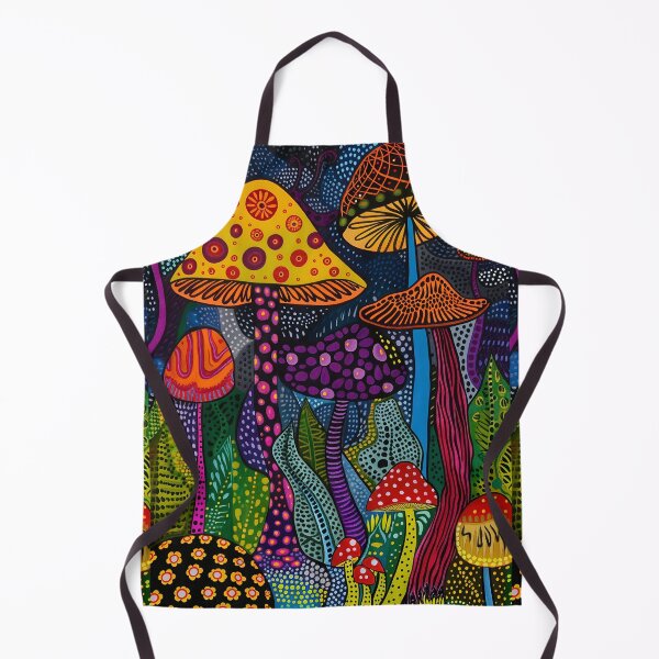 Item preview, Colorful Polka Dot Mushroom Forest designed and sold by xiao xuans.