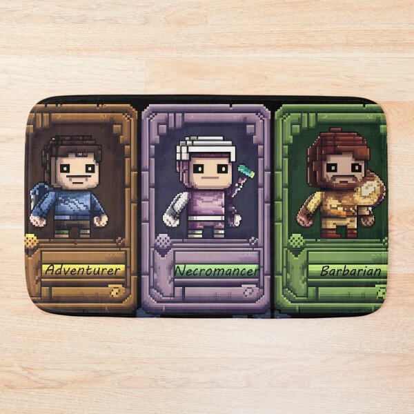 Item preview, Character selection pixel art retro games designed and sold by jbfart.