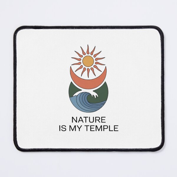 Item preview, Nature Is My Temple – Earth Elements Sacred Symbol Design designed and sold by ArtByYunus.