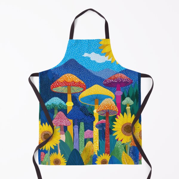 Item preview, Colorful Polka Dot Mushroom Forest designed and sold by xiao xuans.
