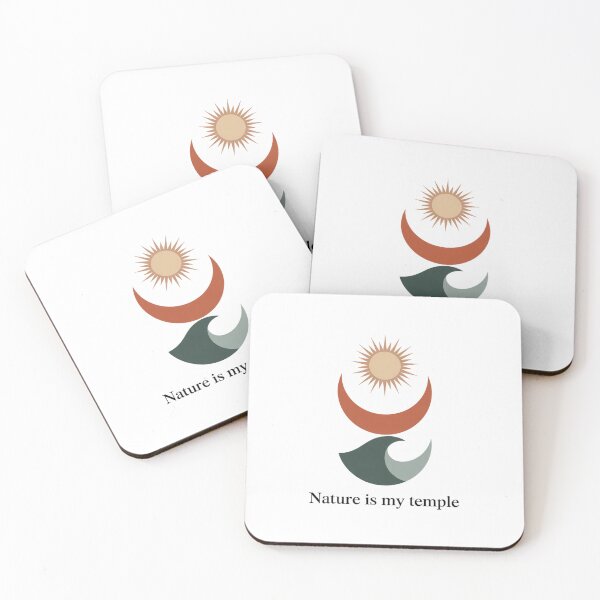 Item preview, Nature Is My Temple – Earth Elements Sacred Symbol Design designed and sold by ArtByYunus.