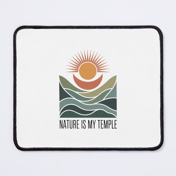 Item preview, Nature Is My Temple – Earth Elements Sacred Symbol Design designed and sold by ArtByYunus.