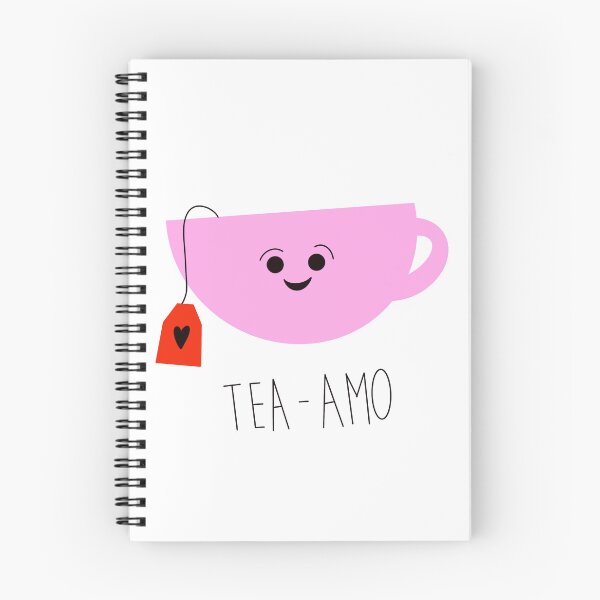 Item preview, Tea-amo – Cute Tea Pun Mug and Sticker Design with Kawaii Cup Illustration designed and sold by marialetiziaa.