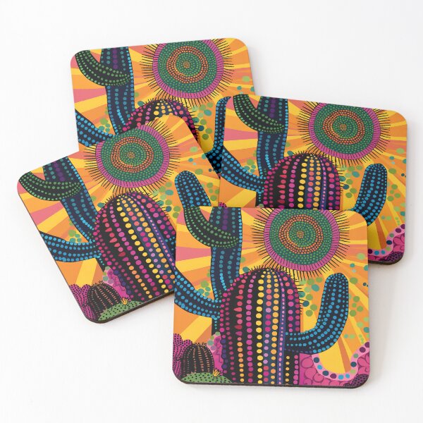 Item preview, Colorful Polka Dot Cactus  designed and sold by xiao xuans.