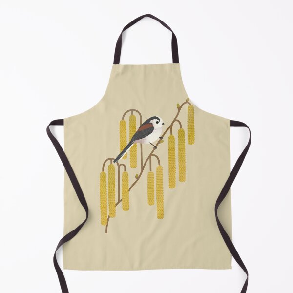 Item preview, Long-Tailed Tit Bird on Hazel Catkins  designed and sold by littleclyde.