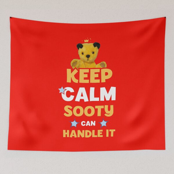 Item preview, Sooty Keep Calm White Yellow Text Sooty Can Handle It designed and sold by All-And-Every.