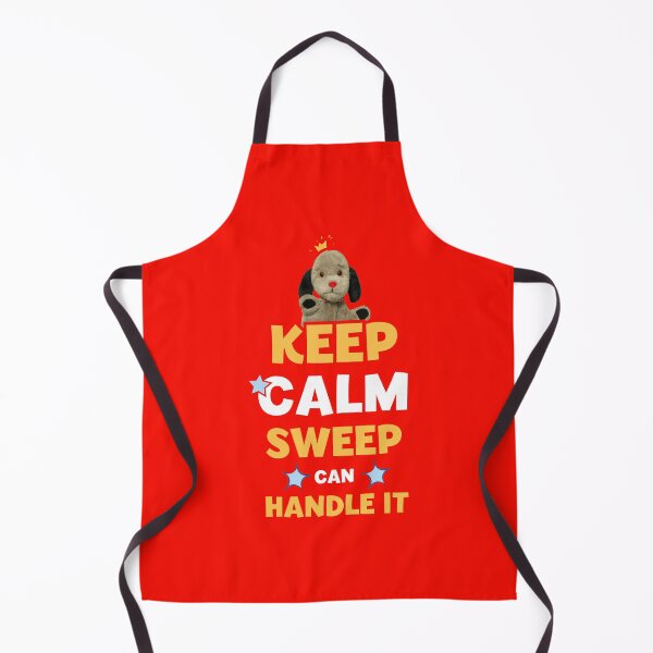 Item preview, Sooty Keep Calm White Yellow Text Sweep Can Handle It designed and sold by All-And-Every.