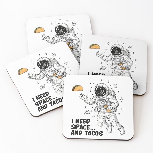 Item preview, I need space... and tacos designed and sold by Amir Faysal.