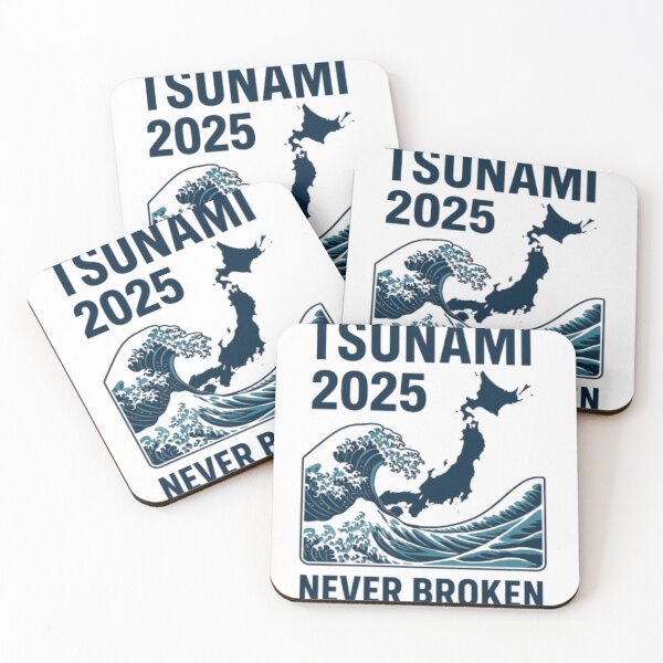 Item preview, Tsunami 2025 – Never Broken | Japan Resilience Tribute Design designed and sold by MugLifeCo.
