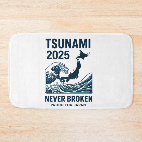 Item preview, Tsunami 2025 – Never Broken | Japan Resilience Tribute Design designed and sold by MugLifeCo.