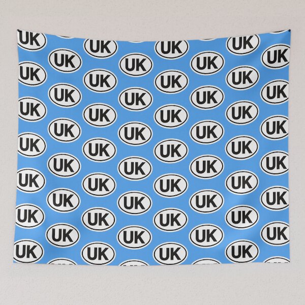 Item preview, UK United Kingdom oval driving vehicle Car / Van / Euro Travel badge / sticker Compliant with UK and EU regulations and the 1968 Convention on Road Traffic designed and sold by Kludoman.