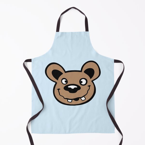 Item preview, Crazy Bear Weird Squint Grimace Happy Smile Cartoon designed and sold by shirt-o-mat.