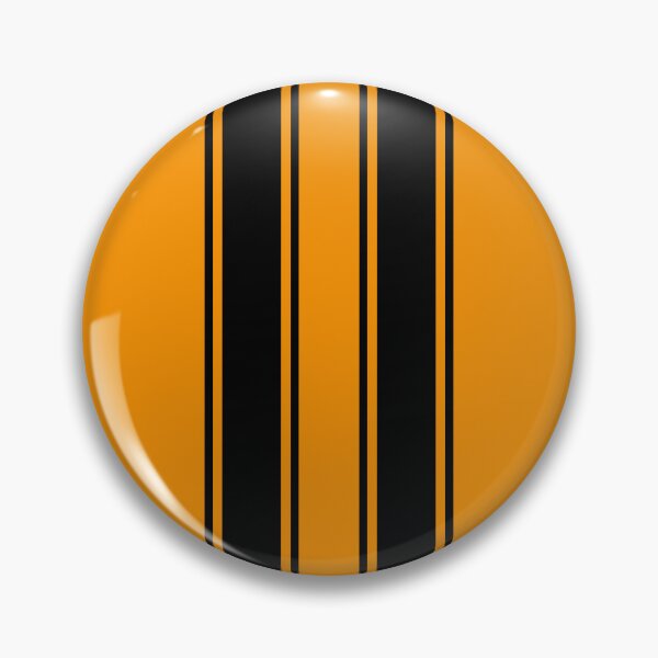 Item preview, Dual Racing Stripes 2 Pinstripes Each (Black On Orange) designed and sold by Racing Stripes Only.