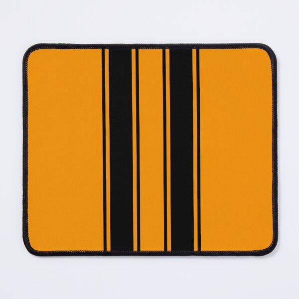Item preview, Dual Racing Stripes 2 Pinstripes Each (Black On Orange) designed and sold by Racing Stripes Only.