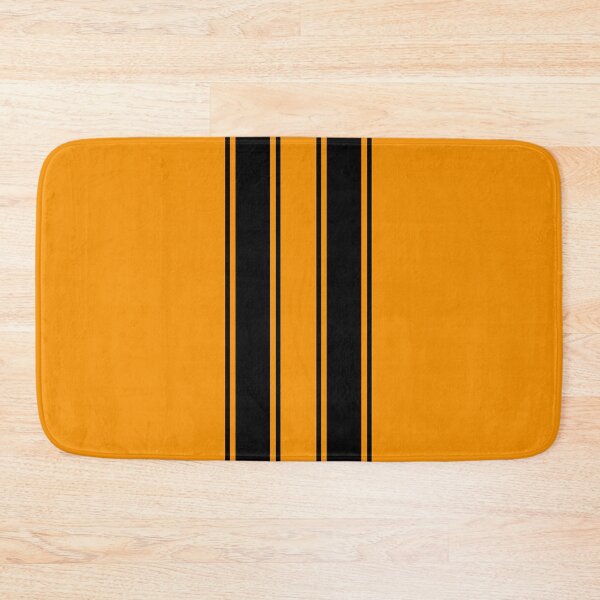 Item preview, Dual Racing Stripes 2 Pinstripes Each (Black On Orange) designed and sold by Racing Stripes Only.