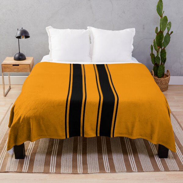 Item preview, Dual Racing Stripes 2 Pinstripes Each (Black On Orange) designed and sold by Racing Stripes Only.