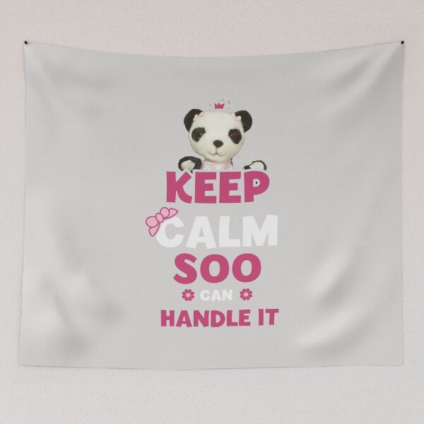 Item preview,  Sooty Keep Calm White Pink Text Soo Can Handle It designed and sold by All-And-Every.