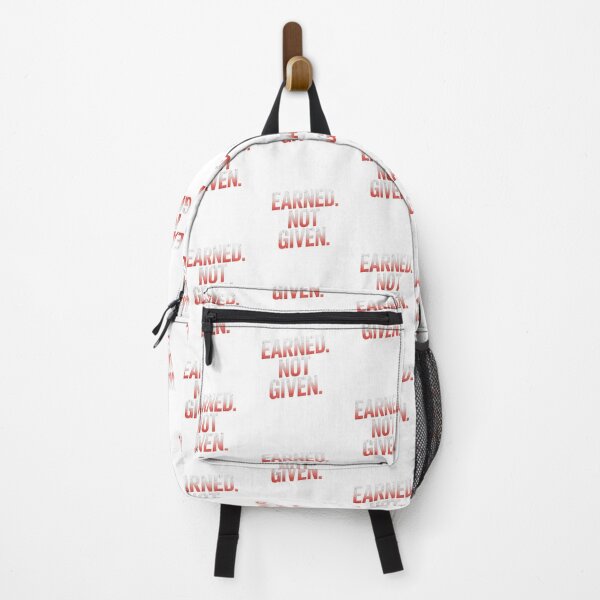 Item preview, Earned Not Given – Red Grunge Fitness Motivation Design designed and sold by ArtByYunus.