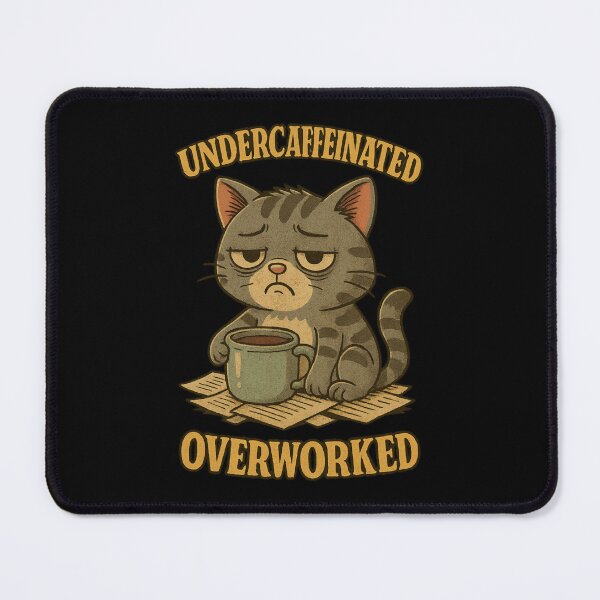 Item preview, Undercaffeinated Overworked designed and sold by BurunaMD.