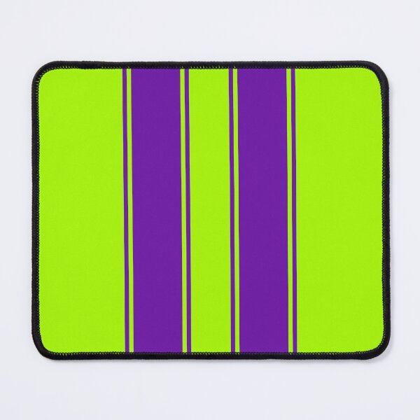Item preview, Dual Racing Stripes 2 Pinstripes Each (Purple On Green) designed and sold by Racing Stripes Only.