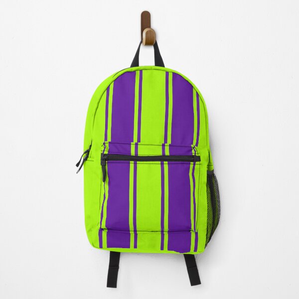 Item preview, Dual Racing Stripes 2 Pinstripes Each (Purple On Green) designed and sold by Racing Stripes Only.