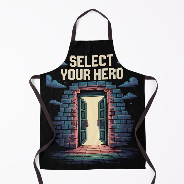 Item preview, the door select your hero pixel art designed and sold by jbfart.