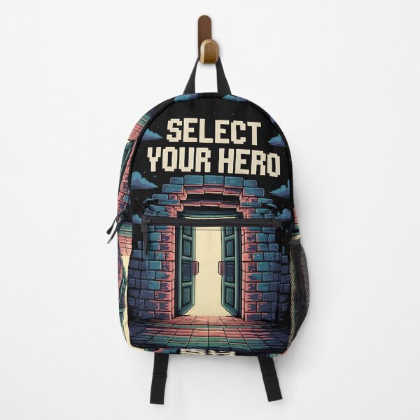 Item preview, the door select your hero pixel art designed and sold by jbfart.