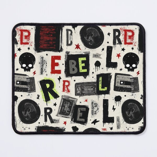 Item preview, Punk Rock Pattern - DIY Zines Collage designed and sold by SoccaTamam.