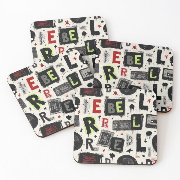 Item preview, Punk Rock Pattern - DIY Zines Collage designed and sold by SoccaTamam.
