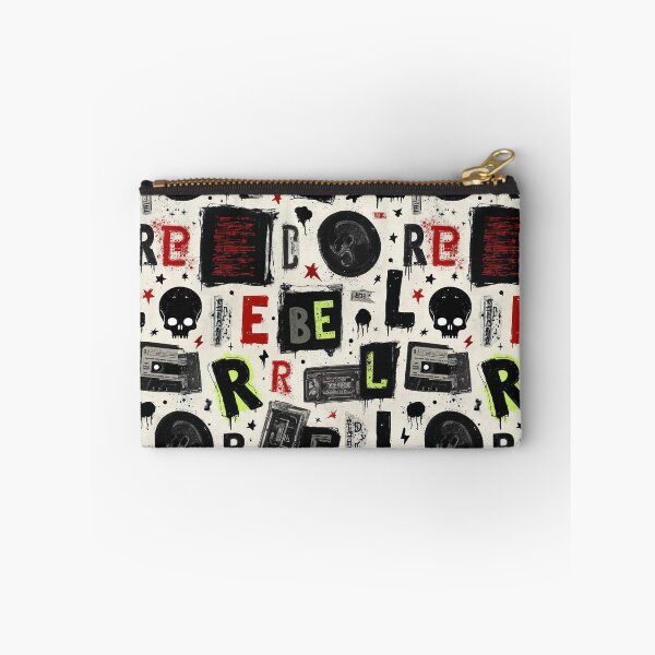 Item preview, Punk Rock Pattern - DIY Zines Collage designed and sold by SoccaTamam.