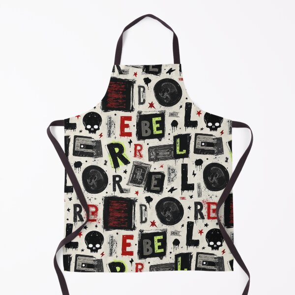 Item preview, Punk Rock Pattern - DIY Zines Collage designed and sold by SoccaTamam.