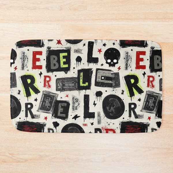 Item preview, Punk Rock Pattern - DIY Zines Collage designed and sold by SoccaTamam.