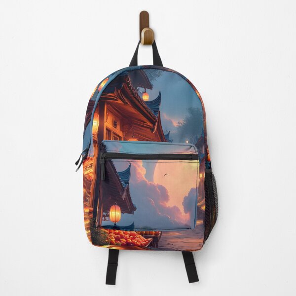 Item preview, Moonlit Market Street designed and sold by oanaunciuleanu.