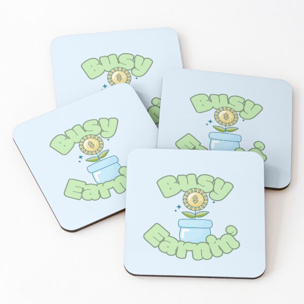 Item preview, Busy Earnin’ – Groovy Money Flower Design designed and sold by MajorTomislav.