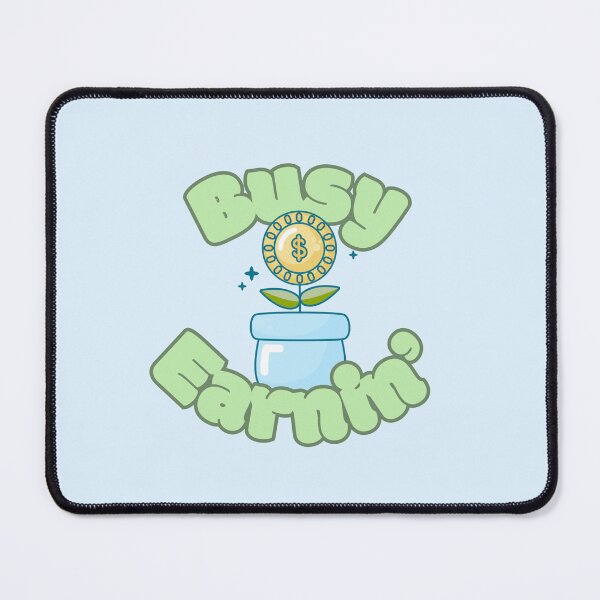 Item preview, Busy Earnin’ – Groovy Money Flower Design designed and sold by MajorTomislav.