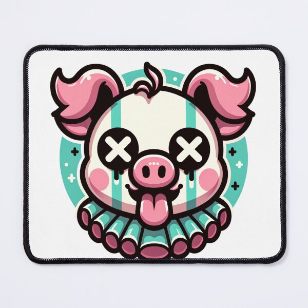 Item preview, Neon Clown Pig designed and sold by dreamsagellc.