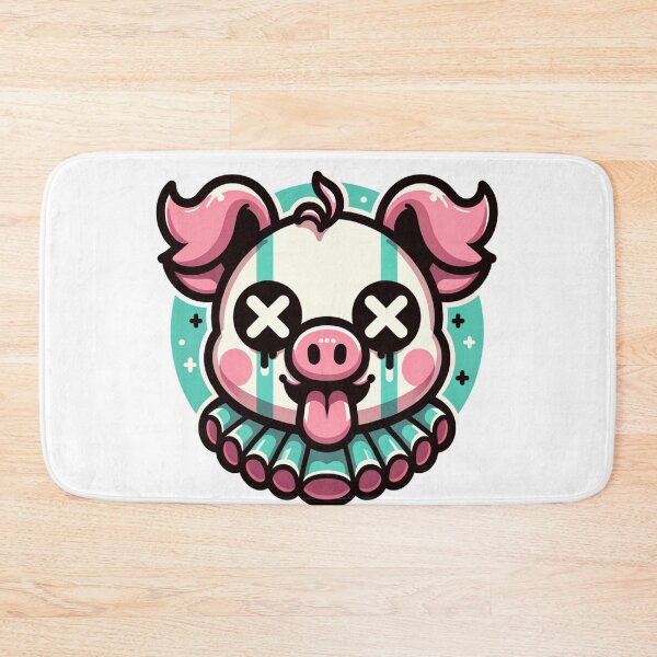 Item preview, Neon Clown Pig designed and sold by dreamsagellc.