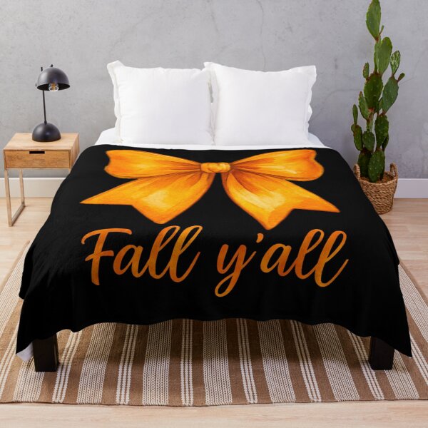 Item preview, Orange Bow Fall Y’all Autumn Ribbon Style designed and sold by tigger shop.