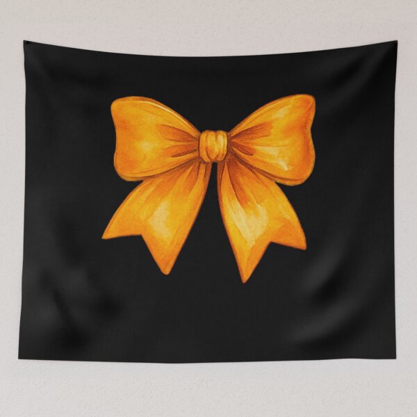 Item preview, Orange Bow Fall Y’all Autumn Ribbon Style designed and sold by tigger shop.