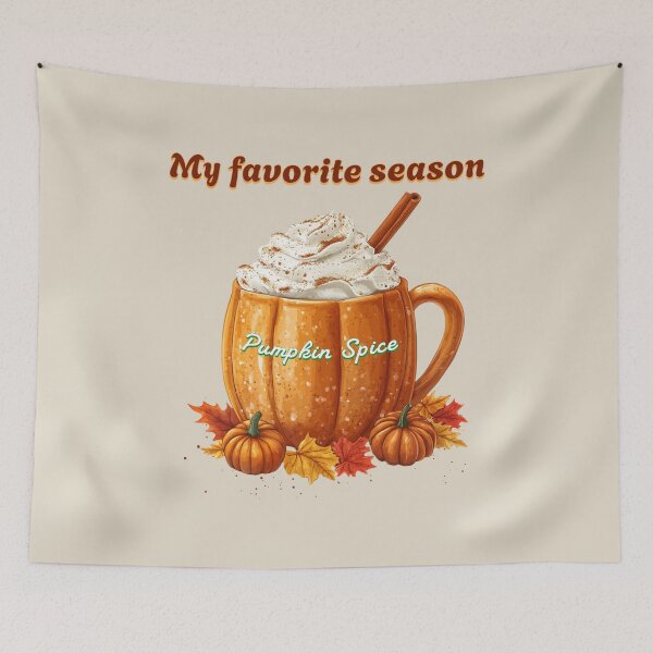 Item preview, Pumpkin Spice, My Favorite Season designed and sold by QuirkyChicArts.