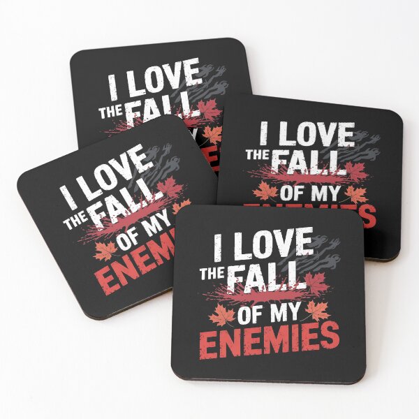 Item preview, I Love The Fall Of My Enemies - A funny gift for autumn lovers with a sense of humor and a hint of sass! designed and sold by ZyziowskyArt.