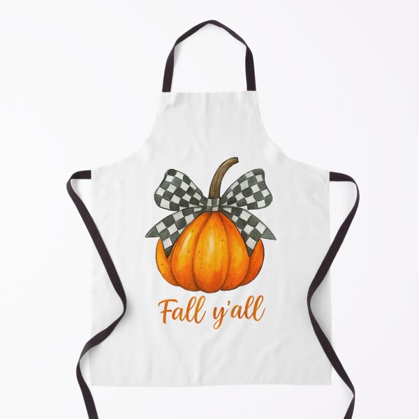 Item preview, Pumpkin with Black Check Bow Fall Y’all Design designed and sold by tigger shop.