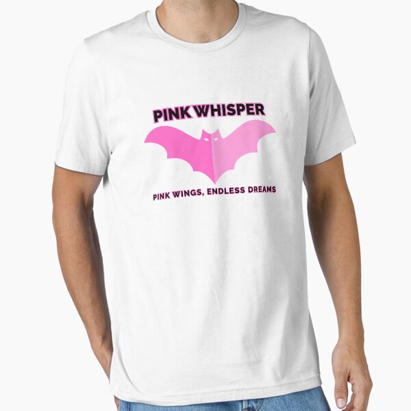 Artikel-Vorschau von Pink Whisper Bat – Hell-/Dunkelrosa Design mit schwarz-rosa Rahmen und „Endless Dreams“., designt und verkauft von TialCorner.