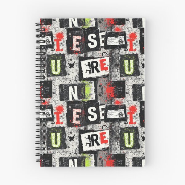 Item preview, PunkRock Pattern - DIY Zines Collage designed and sold by SoccaTamam.