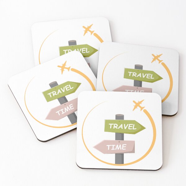 Item preview, Travel Time Adventure Sign with Airplane designed and sold by Pixelaire.