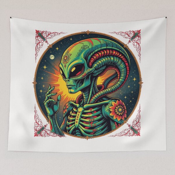Item preview, Cool Alien Artwork designed and sold by Planetporridge.