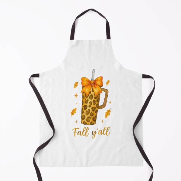 Item preview, Fall Y’all Leopard Tumbler with Orange Bow designed and sold by tigger shop.