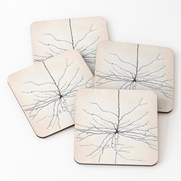 Item preview, Santiago Ramon y Cajal Pyramidal Neuron Drawing 1904 designed and sold by Jon-Baran.
