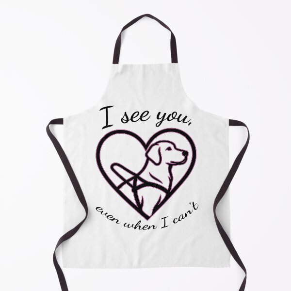 Item preview, I See You – Guide Dog Love | Black Version designed and sold by Eyepatch-Jacks.